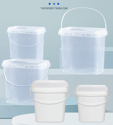 Woven Bag PE Bag Packaging Square Plastic Pail With Toys