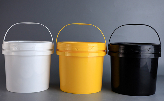 Durability Ensured Round Plastic Bucket Thickness 0.8-1.5mm 4L Capacity