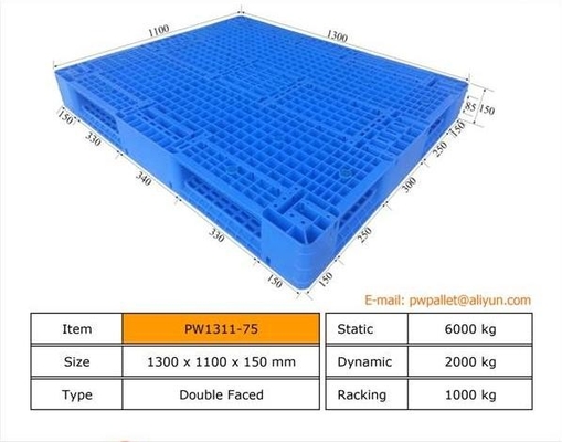 OEM Stackable Plastic Pallet Non Slip And Affordable Design