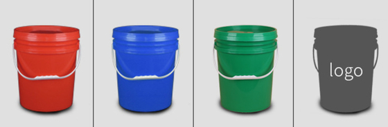 Restaurant Grade 20 Liter Capacity Plastic Buckets with Gasket and UV Resistance