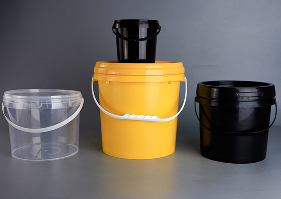 Logo As Required Round Plastic Bucket With Seal Lid For Packaging