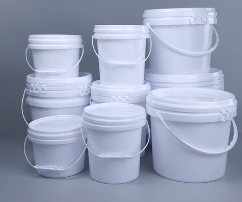 Snap On Lid Plastic Buckets With Handles For Pest And UV Protection