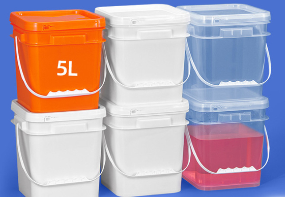 Chemical Resistance Food Grade PP Square Plastic Bucket Impact Resistant