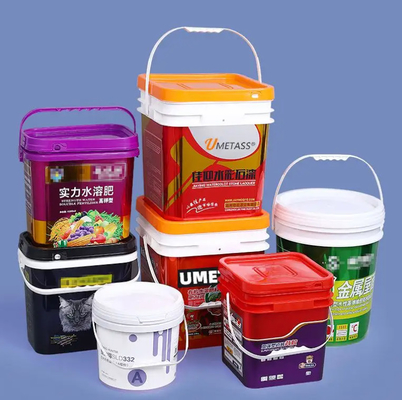 Plastic Paint Bucket Rust Resistant 3 Gallon Capacity for Industrial and Commercial