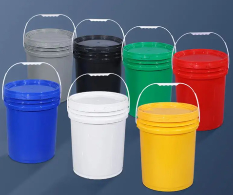 Stackable and Gasket 5 Gallon Plastic Buckets for Heavy Duty Applications