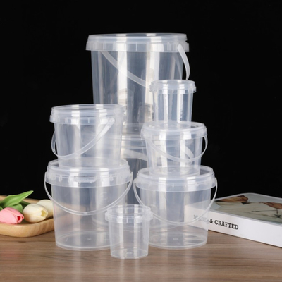Customizable Plastic Food Bucket with Available Lid and Handle CAS/FDA/SGS/ISO9001 Certification