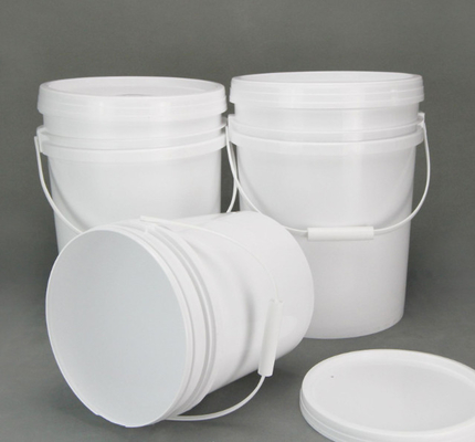 Leakproof Plastic Buckets With Snap On Lids And Handles For Food Storage