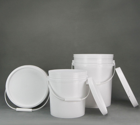 Round Chemical Holding Tank with Handle White or Custom Color IML/Thermal Transfer/Screen Printing