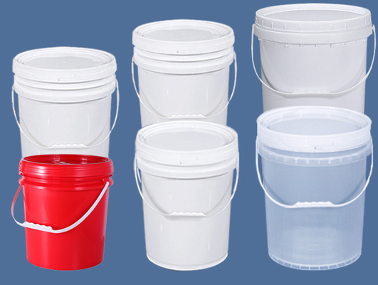Heavy Duty White Industrial Lubricant Storage 20L Capacity PP/HDPE Bucket with Feature