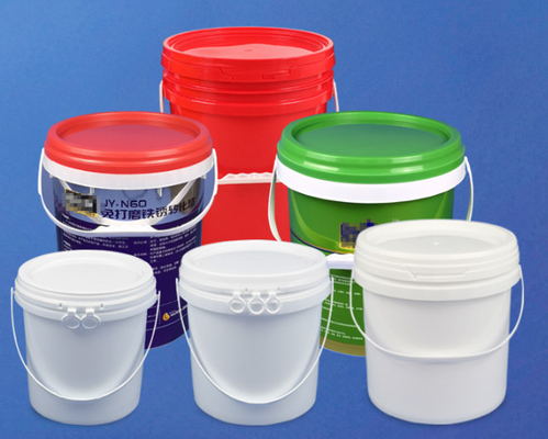 HDPE Lubricant Bucket Industrial Grade White PP 20L Capacity
