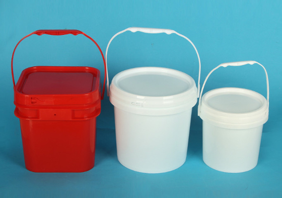 2L Square PP Food Grade Bucket with Chemical Resistance Handle and Lid Various Sizes