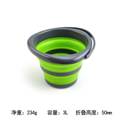 Portable Foldable Plastic Bucket Lightweight Design Easy To Store