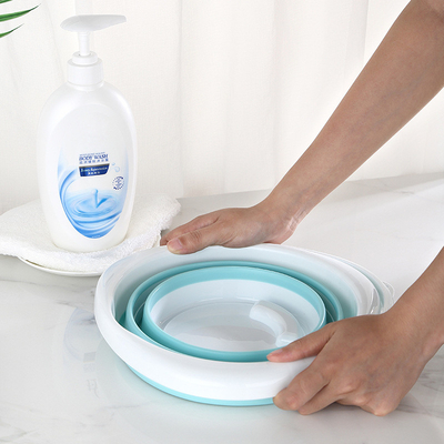 Easy-to-Carry Foldable Plastic Bucket Lightweight for Travel Collapsible