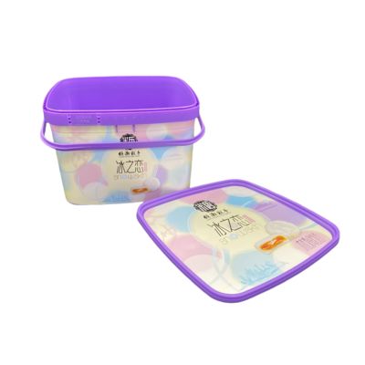 2L Square Plastic Tub Impact Resistance and Durable Design for Heavy Duty