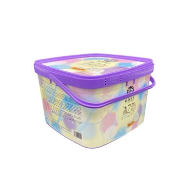 2L Square Plastic Tub Impact Resistance and Durable Design for Heavy Duty