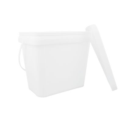 PP Square Plastic Bucket for Paint 100% Raw Materials Square