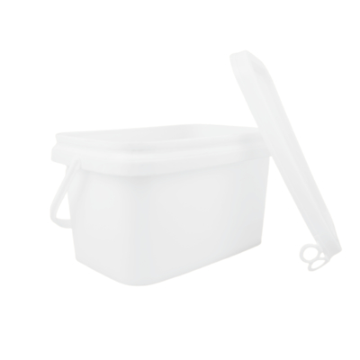 1.2 Kg Square Plastic Container Made with 100% Raw Materials PP