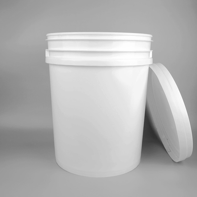 Chemical Round Plastic Bucket with 1L Capacity and Heat Transfer Printing