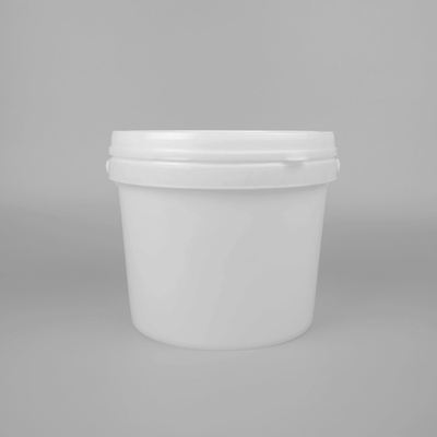 Thermal Transfer Round Plastic Bucket 4 Liter For Wall Paint Glue