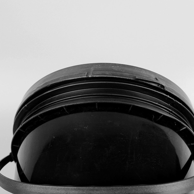 4.8L PP Black Round Plastic Bucket 1 Gallon Plastic Paint Bucket