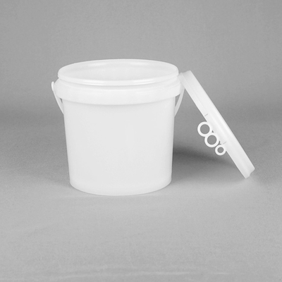 lightweight White Plastic Toy Buckets With Lid For Toy Organization Solutions