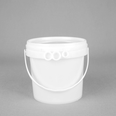 Ice Cream 1000ml Plastic Food Packaging Bucket With Lid And Handle