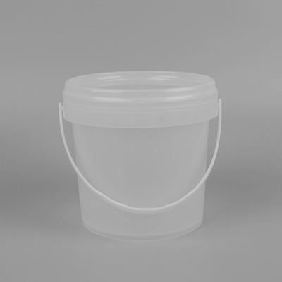 SGS Approval Transparent Plastic Bucket Small Size 2 Litres Screen Printing