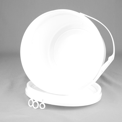 Chemical 5L Round Plastic Bucket With Lid , 1.5 Gallon Plastic Bucket