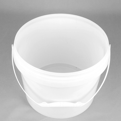 Transparent Plastic Bucket for Food Packaging Customizable IML Printing Smooth Surface