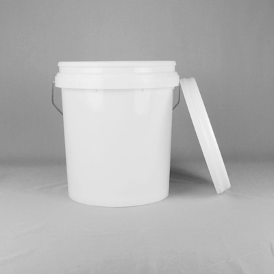 IML Labeling 14L Glue Painted Plastic Bucket With Lid And Handle