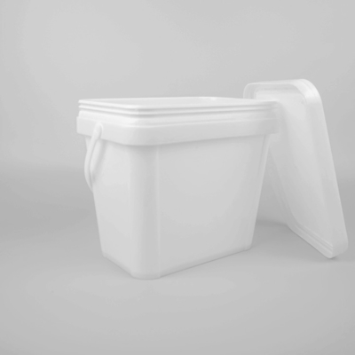 1 Gallon 3.5L Rectangular Square Plastic Bucket For Chemicals