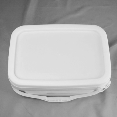 Customized Color PP Bucket 5L Plastic Bucket With Lid Square Shape