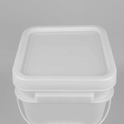 1.2 Kg Square Plastic Bucket Impact Resistant with Handle Included