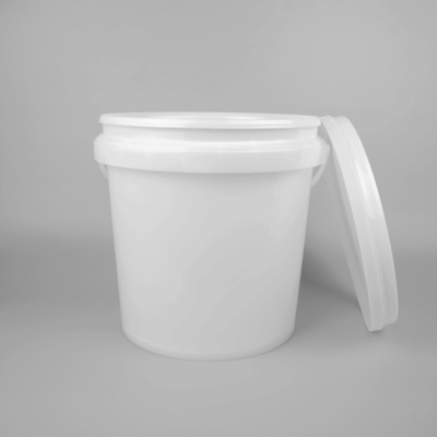 White Empty 2 Gallon Food Storage Buckets With Lids And Covers