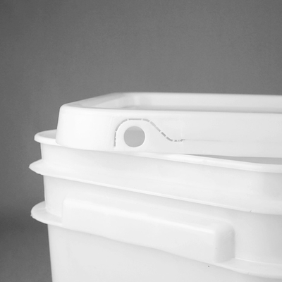 Durable Food Grade Square Plastic Bucket with Impact Resistance and Variety of Printing Options