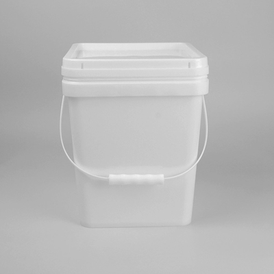 Wholesale Custom Printed 20 Liter Black Square Plastic Bucket With Lid