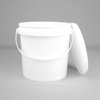 Food Safe 1L 33oz Small Black Plastic Buckets For Ice Cream