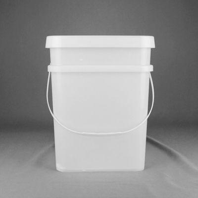 18L Polypropylene Heavy Duty Square Bucket With Handle And Cover