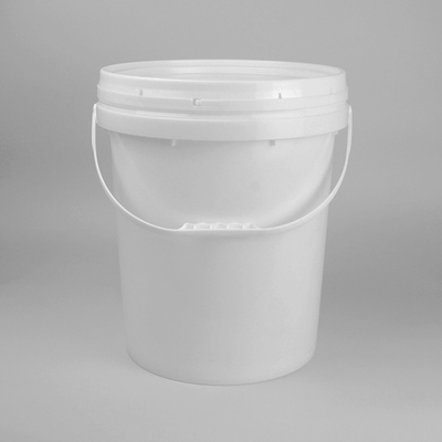 Transparent Small Plastic Round Custom Printed Bucket With Lid