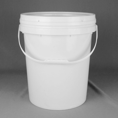 Thermal Transfer HDPE White Round Plastic Barrel For Latex Paint Color