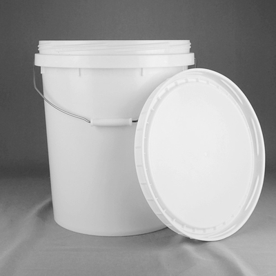 Screw Cap Round Plastic Packaging Bucket Reusable 30L