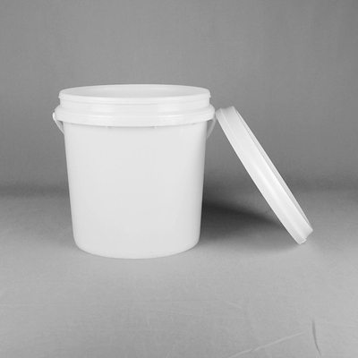 PP / HDPE Material 5 Gallon Plastic Buckets White Color