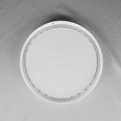 Stackable Black White 5 Gallon Plastic Bucket 20 Litre For Lubricant