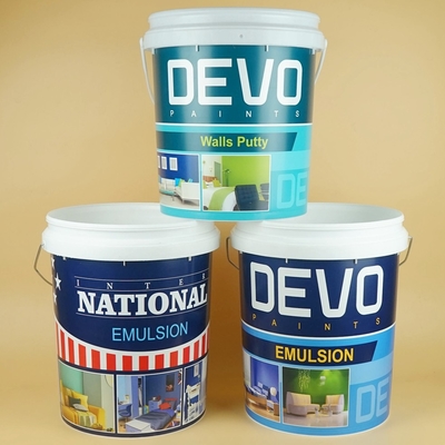 Plastic Painting Pail Round and Leakproof Yes for Heavy-Duty Painting Projects