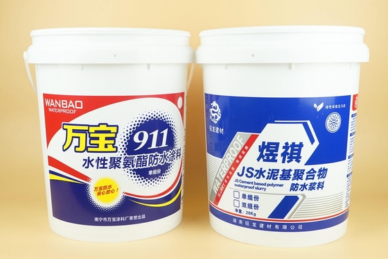 Plastic Painting Pail Round and Leakproof Yes for Heavy-Duty Painting Projects