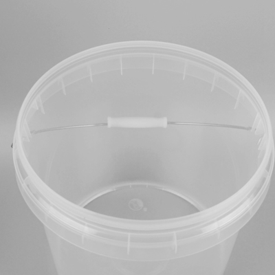 10L Customized Clear Plastic Toy Buckets Plastic Beach Pails With Lids