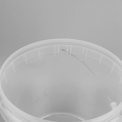 10L Customized Clear Plastic Toy Buckets Plastic Beach Pails With Lids