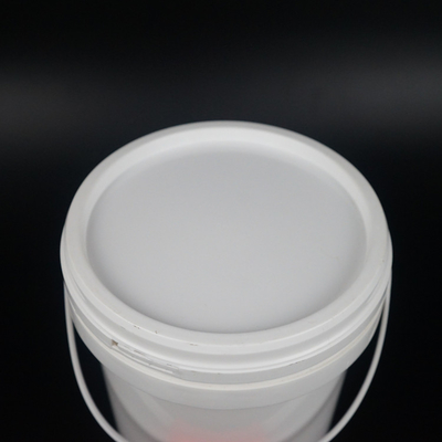 Food Grade Plastic Pail Bucket White Round 3 Liters